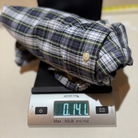 VTG J Crew Men LongSleeve Slim Button Shirt XXL American Pima Cotton Plaid Prep - Picture 9 of 9